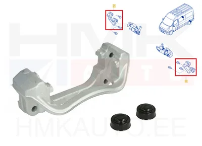Pidurisadula raam (kelk) tagumine Renault Master 2010- - FBK021 - Brembo
