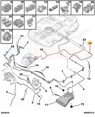Kütusetoru OEM Jumpy/Expert III 2007- - PSA  1507F6 - OE - 100% Genuine Part