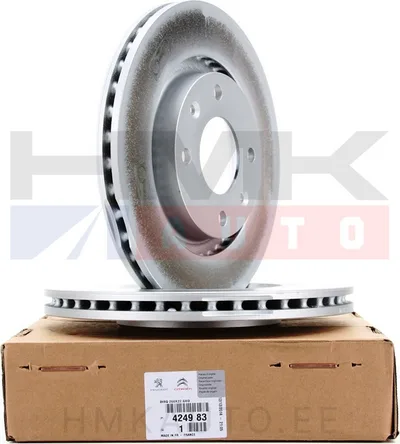 Piduriketaste komplekt (2tk) eesmine OEM Citroen/Peugeot  266/22 - PSA  424983 - OE - 100% Genuine Part
