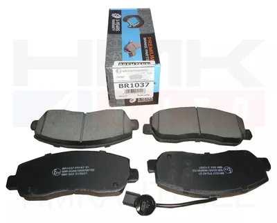 Jeu de plaquettes de frein avant Renault Master III 2010- - BRM BR1037 - Bremsi