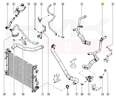 Jahutusvedeliku lõdvik OEM Dacia - REN  924104960R - OE - 100% Genuine Part