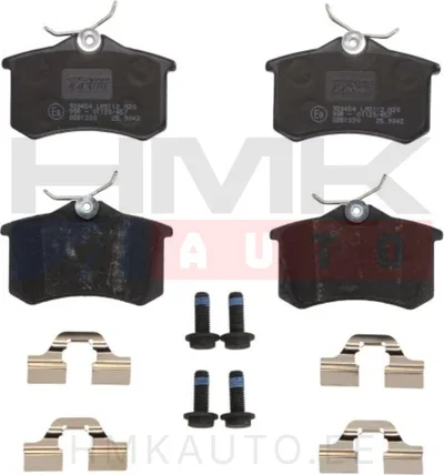 Brake pad set rear Citroen/Peugeot/Renault/VAG - TRW GDB1330 - TRW