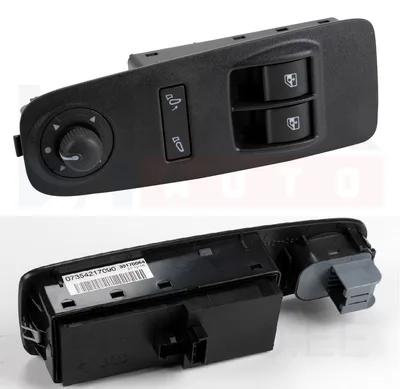 Klaasitõstuki ja peegli lüliti vasak OEM Jumper/Boxer/Ducato 2011-12 (klapitav peegel) - PSA  6554XT - OE - 100% Genuine Part