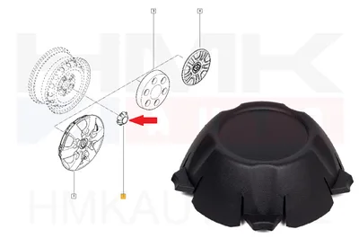 Wheel cover 16" Renault Master 2010- - REN 403150030R - OE - 100% Genuine Part