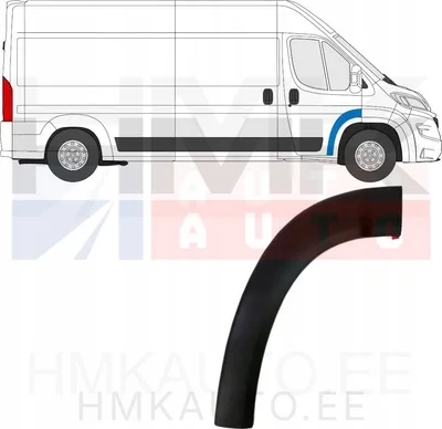 Esiukse koopaääre liist parem OEM Jumper/Boxer/Ducato 2018- (must) - FIAT  735763480 - OE - 100% Genuine Part