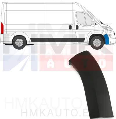 Esistange rattakoopa liist parem OEM Jumper/Boxer/Ducato 2018- (must) - FIAT  735684536 - OE - 100% Genuine Part