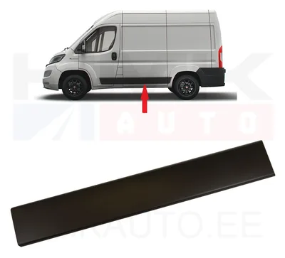 Liugukse/küljepaneeli liist vasak OEM Jumper/Boxer/Ducato 2018- (L1) (must) - PSA 1685341580 - OE - 100% Genuine Part