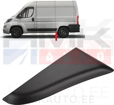 Külgpaneeli eesmine liist vasak OEM Jumper/Boxer/Ducato 2018- L1 (must) - PSA 1693391180 - OE - 100% Genuine Part
