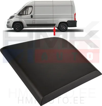 Külgpaneeli eesmine liist vasak OEM Jumper/Boxer/Ducato 2018- L2 (must) >>1685342180 - PSA 1637296580 - OE - 100% Genuine Part