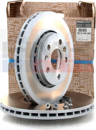 Комплект тормозных дисков (2шт.) передний OEM Renault Kangoo II, Megane II - REN  8201464604 - OE - 100% Genuine Part