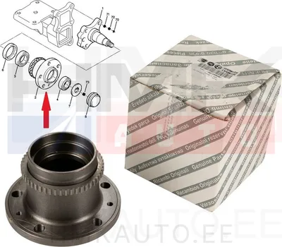 Rattarumm tagumine OEM Jumper/Boxer/Ducato 94-01 15" ratas ABS - FIAT  1307995080 - OE - 100% Genuine Part