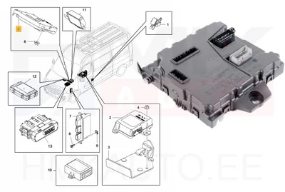Korin ohjausmoduuli (BCM) OEM Renault Master 2010-14 - REN  284B18927R - OE - 100% Genuine Part
