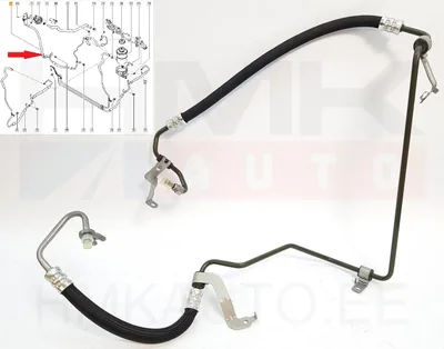 Roolivõimendi survetoru OEM Renault Master 2014- FWD - REN 497202643R - OE - 100% Genuine Part