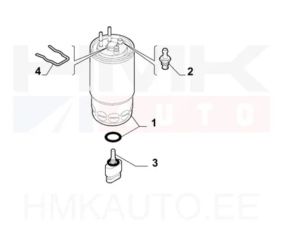 Polttoainesuodattimen anturi Jumper/Boxer/Ducato 2012- (M10) - JAD  113354J - Prottego