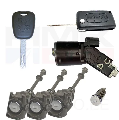 Lukkude komplekt koos süütelukuga OEM Peugeot Partner 2008- - PSA  4162LJ - OE - 100% Genuine Part