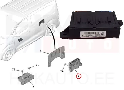 Haagise pistiku juhtplokk OEM Jumpy/Expert 2021- - PSA  9837999380 - OE - 100% Genuine Part