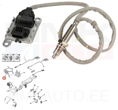 NOx andur eesmine OEM Citroen Jumper/Peugeot Boxer 2,2HDI 2019- Euro6 - PSA 9820566180 - OE - 100% Genuine Part