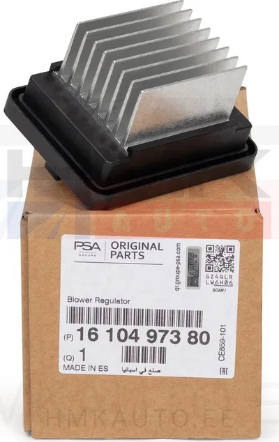 Interior blower control unit OEM Peugeot/Citroen - PSA  1610497380 - OE - 100% Genuine Part