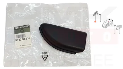 Liugukse juhtsiini otsa kate parem OEM Renault Trafic/Opel Vivaro 2001- - REN 8200020538 - OE - 100% Genuine Part