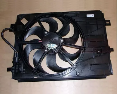 Radiator cooling fan with frame OEM Citroen/Peugeot - PSA 9832930080 - OE - 100% Genuine Part