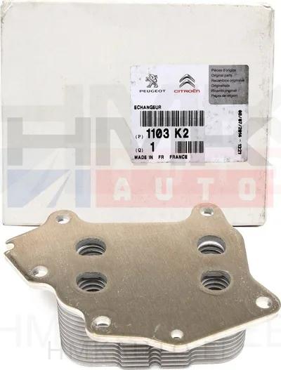 Moottoriöljyn jäähdytin Citroen/Peugeot 1,6HDi - PSA 1103K2 - OE - 100% Genuine Part