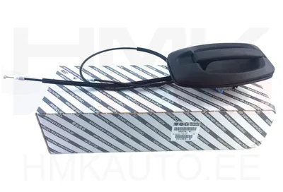 Liukuoven kahva, ulkopuoli oikea OEM Jumper/Boxer/Ducato 2018- kaapeleilla (musta) - FIAT  735701748 - OE - 100% Genuine Part