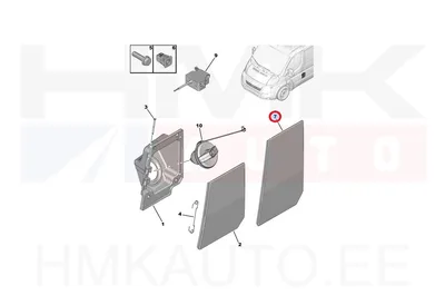 Kütusepaagi luuk OEM Jumper/Boxer/Ducato 2014- (adblue) - PSA  1615087080 - OE - 100% Genuine Part