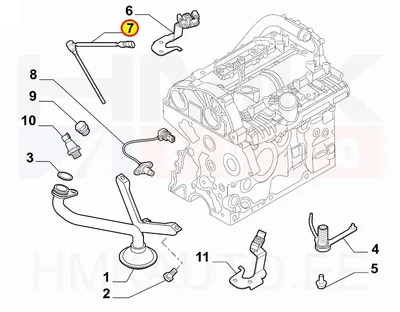 Датчик уровня масла Fiat Ducato 2,3JTD 2014- - FIAT 5802119659/L - OEM (no box)