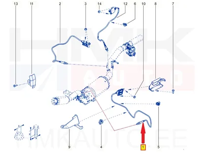 NOx andur eesmine OEM Renault Trafic 2,0DCi - REN 227909507R/L - OEM (no box)