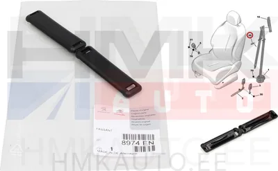 Turvavöö fiksaator OEM Citroen/Peugeot - PSA  8974EN - OE - 100% Genuine Part