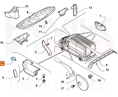 Astmelaua poldiava kate OEM Jumper/Boxer/Ducato - FIAT  735532863 - OE - 100% Genuine Part