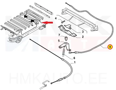 Seisupiduritross tagumine OEM Fiat Ducato 3,0CNG 09-  MWB (Vasakule rattale) - FIAT  1399854080 - OE - 100% Genuine Part