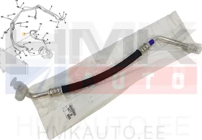 Air conditioning hose, high pressure OEM Berlingo/Partner 2008- - PSA  647736 - OE - 100% Genuine Part