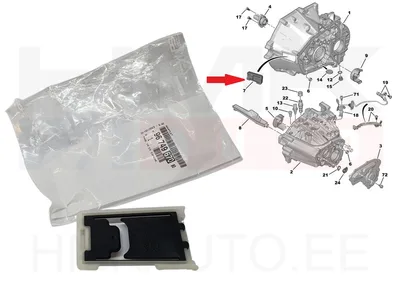 Soufflet de fourchette d'embrayage OEM Citroen/Peugeot - PSA 9674967080 - OE - 100% Genuine Part