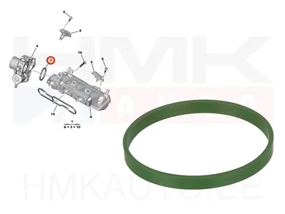 Drosselklapi tihend OEM Citroen/Peugeot 1,2THP - PSA  9803918480 - OE - 100% Genuine Part