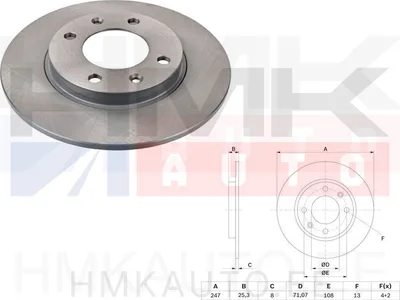 Piduriketas tagumine Citroen Saxo, Xsara, ZX / Peugeot 106, 206, 306 - 491-4291