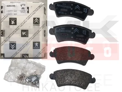 Front brake pads set OEM Peugeot 206/306; Citroen Xsara - PSA 425484 - OE - 100% Genuine Part
