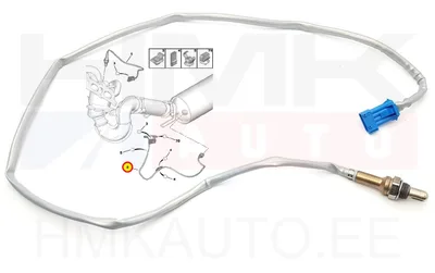 Lambda andur tagumine OEM Citroen/Peugeot - PSA 1618Z8 - OE - 100% Genuine Part