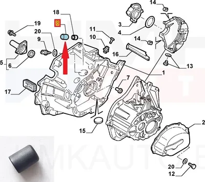 Käiguhoova kaitsekork OEM Citroen/Peugeot - PSA 221831 - OE - 100% Genuine Part