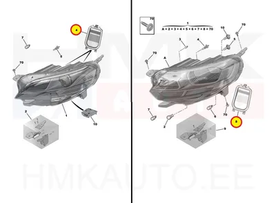 Esitule tagumine kate OEM Jumpy/Expert 2016- - PSA 1614312480 - OE - 100% Genuine Part