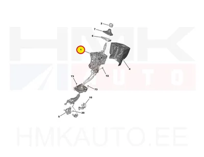 Käiguhoovastiku trosside komplekt OEM Citroen Jumpy/Peugeot Expert 2,0BlueHDi 2016-  ML6C - PSA  9809543980 - OE - 100% Genuine Part