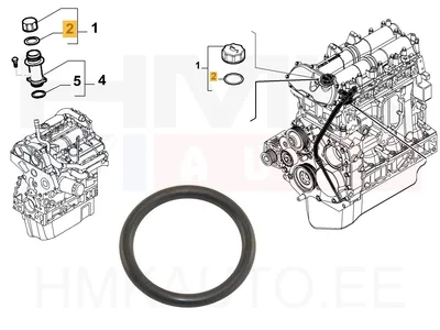 Õli täiteava korgi tihend OEM Fiat/Iveco 2,3/3,0JTD - FIAT  17295480 - OE - 100% Genuine Part