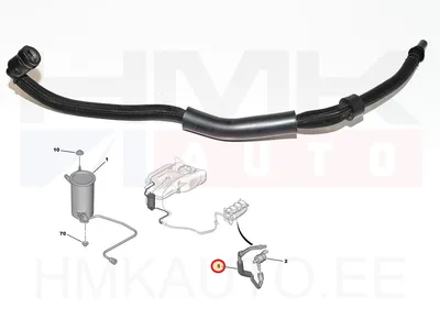 Kütuseaurude toru OEM Citroen C3,C4 / Peugeot 207,208,308,3008 - PSA  1563L7 - OE - 100% Genuine Part