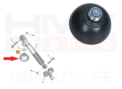 Vedrupall tagumine Citroen C5 III 50bar - C 550RH