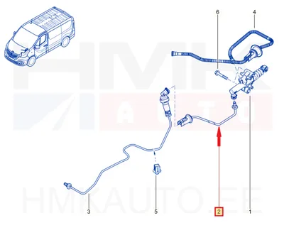 Sidurisilindri toru OEM Renault Trafic 2014- - REN  308510938R - OE - 100% Genuine Part