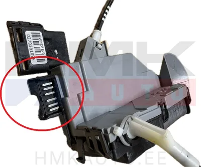 Door lock front left (Superlock) OEM Peugeot 308 2007- !! Broken connector!! - PSA  9135CG/DEF - OE - 100% Genuine Part