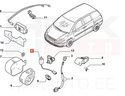 Kapotilüliti OEM Citroen/Peugeot/Fiat - PSA  633936 - OE - 100% Genuine Part
