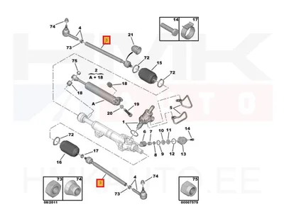 Roolivarras OEM Partner/Berlingo -08 - PSA  3812C0 - OE - 100% Genuine Part