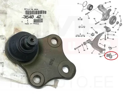 Sarniir OEM Peugeot Partner, Citroen Berlingo/Xsara 16mm - PSA  364042 - OE - 100% Genuine Part
