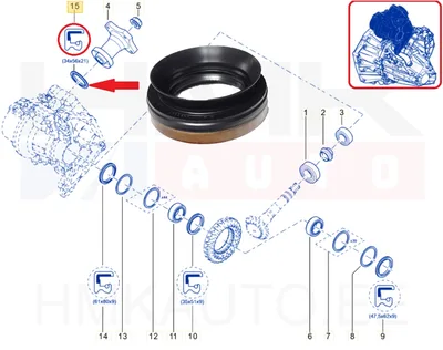 Reduktori tihend OEM Renault/Dacia - REN 8200983392 - OE - 100% Genuine Part